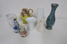 Konvolut Vasen 8  Blumenvasen  Porzellan  verschiedene   Macharten & Farben