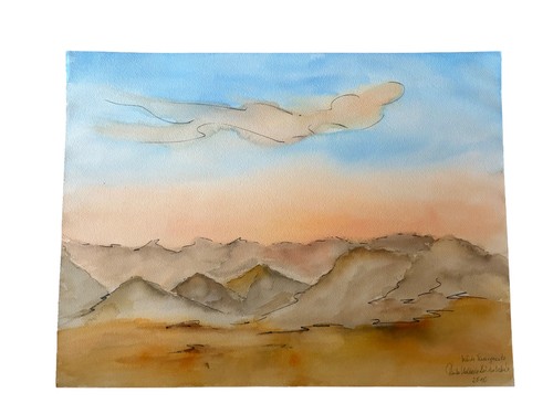 Original aquarell von ruth - von,