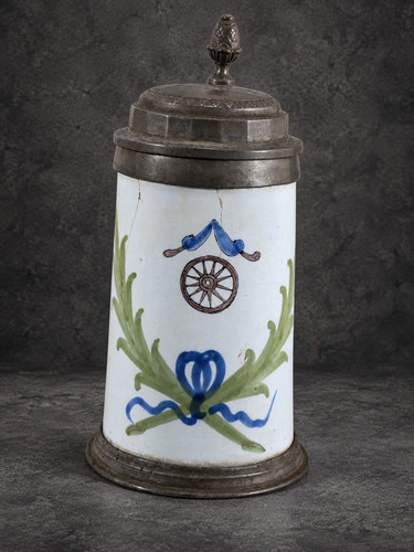 Fayence krug wohl - fayence-krug,