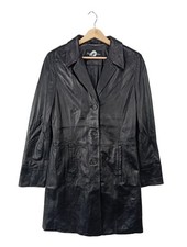 Polar leder ledermantel damen - ledermantel,