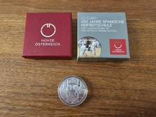 20€ Silbermünze 450 Jahre Spanische Hofreitschule polierte Platte