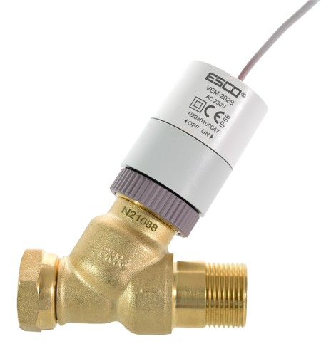 Ventil mit stellmotor - mit, 1"
