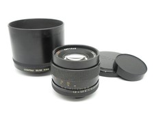 Contax Yashica C/Y Carl Zeiss Sonnar 2,8/85 T* Objektiv + Metal Hood 5