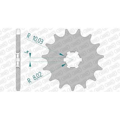 Stahl ritzel für suzuki 65 - ritzel, rm
