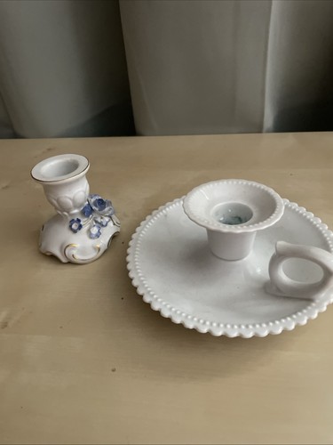 Zwei kleine kerzenleuchter - zwei,