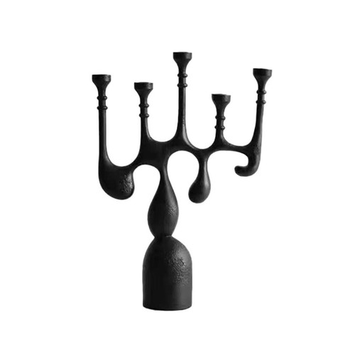 Taper candle holder organic - candle,