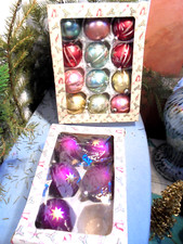 17 CHRISTBAUMKUGELN ANTIK IM