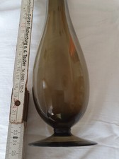 Vase Glas braun Geschenk Geburtstag, Weihnachten Hochzeit