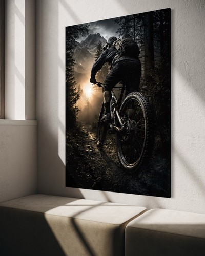 Leinwand bild bmx - leinwand,