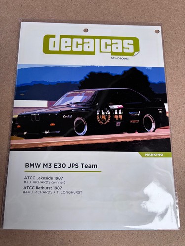 Bmw e30 jps team - decal, 1:24