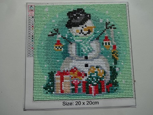 Weihnachtsbild schneemann - ",