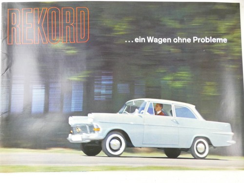 Opel rekord ein - rekord, ohne