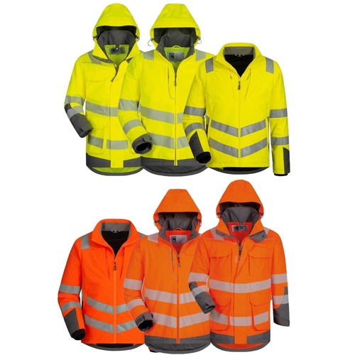 Warnschutz steppjacke parka - parka, 2