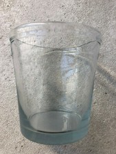 Henry Dean Vase unbenutzt Glas klar 12 cm handgefertigt