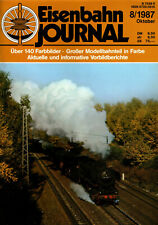 Eisenbahn Journal 08/1987: Erinnerungen an die Baureihe E 44 - Modellbau