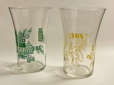 VOX-Gläser Trinkgläser Kaffee Vintage Rarität 50er Jahre