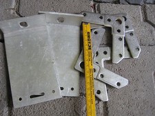 VA Winkel, 7 Stück und 2 Winkel aus Aluminium