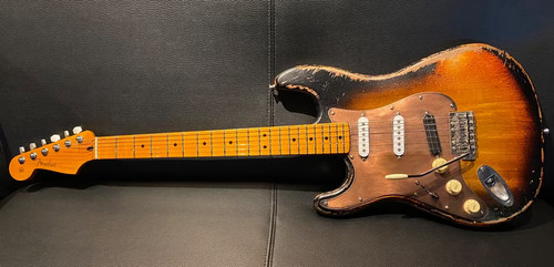 Lefthand strat aged sunburst - strat,