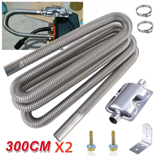 2x300cm abgasrohr - 2x300cm,