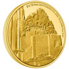 Goldmünze Herr der Ringe™ Helms Klamm™ Mittelerde (3.) 2022 - Niue - 1/4 Oz PP