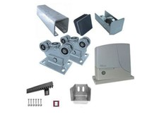 Bodenführung-Set 80x80mm Bausatz für Schiebetor L 7M mit Schiebetorantrieb Nice