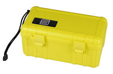 Reisehumidor Cigar Case S3 Acryl gelb für 15 Zigarren mit Befeuchter