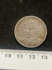 Silberne Münze Jugoslawien