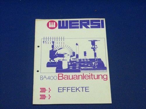 Effekte aus wersi - wersi, helios