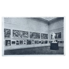 Postkarte AK Düsseldorf Große Berliner Kunstausstellung Stadtpalast 1917 Ungl.