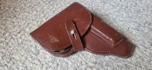 Alte leder pistolentasche - ,