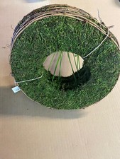 10x Moosmanschetten 25cm mit Draht - Kranz Rohling - Naturdeko Floristik DIY