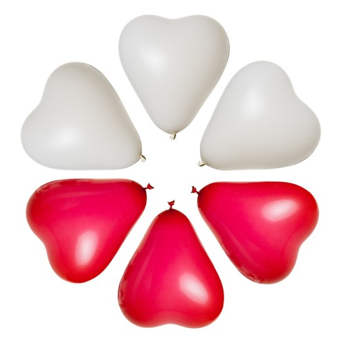 Herzluftballons umfang 65 - x,