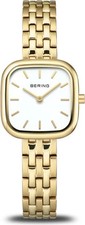 Bering Damenuhr Edelstahl Quarz Saphirglas Goldfarben 17926-734