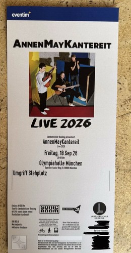 Annenmaykantereit münchen - annenmaykantereit,