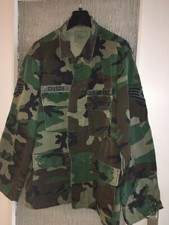 CREECH U.S. AIR FORCE CAMOUFLAGE-JACKE – DUNKELGRÜN – GRÖßE L
