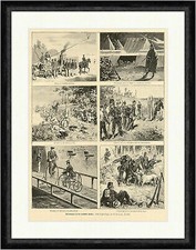 Neuerungen in der deutschen Armee Hosang Hunde Infanterie Zelt Faksimile_E 14577