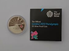 London 2012 Paralympic The Official £5 Silver Proof Coin + COA