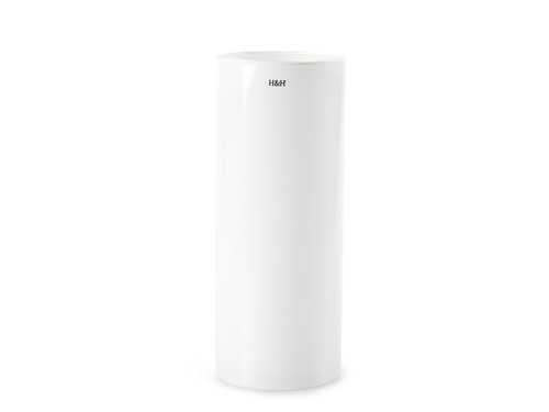 Zylinder vase aus glas - h&h,