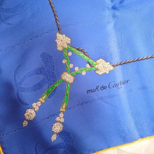 Cartier juwel motiv seidentuch - juwel,