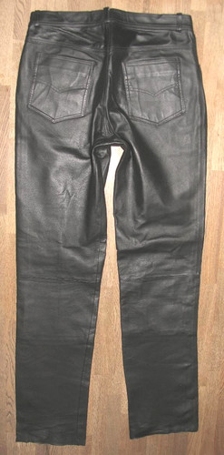Authentic herren lederjeans - authentic,