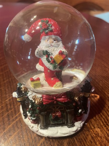 Schneekugel weihnachtsmann mit - schneekugel,