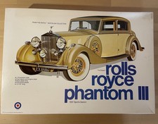 Entex Rolls Royce Phantom III Maßstab 1:16 Plastik Modellbausatz