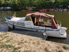  Kajütboot Stahlboot  Verdränger   8,60 x 3,00