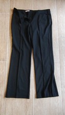 schwarze Jersey Hose von Laurél Laurel in Gr. 44