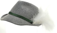 Trachtenhut grau mit