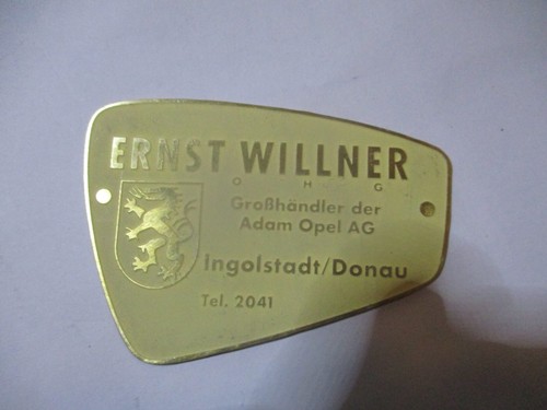 Typenschild händlerschild - typenschild,