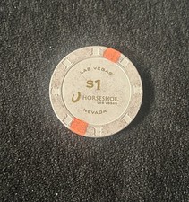 Horseshoe Casino * 1$ Poker Chip Jeton * Las Vegas * Strip * Boulevard