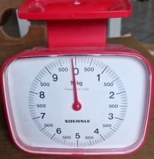 Soehnle Waage Küchenwaage 10 kg, Analog Vintage Retro  Rot