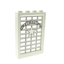 1x Lego Fenster Rahmen 1x4x5