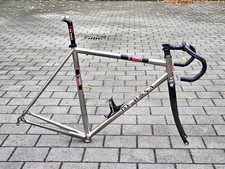 Rennrad Rahmenset Frameset DE ROSA T2 Titanio RH 56,5cm Carbon Gabel